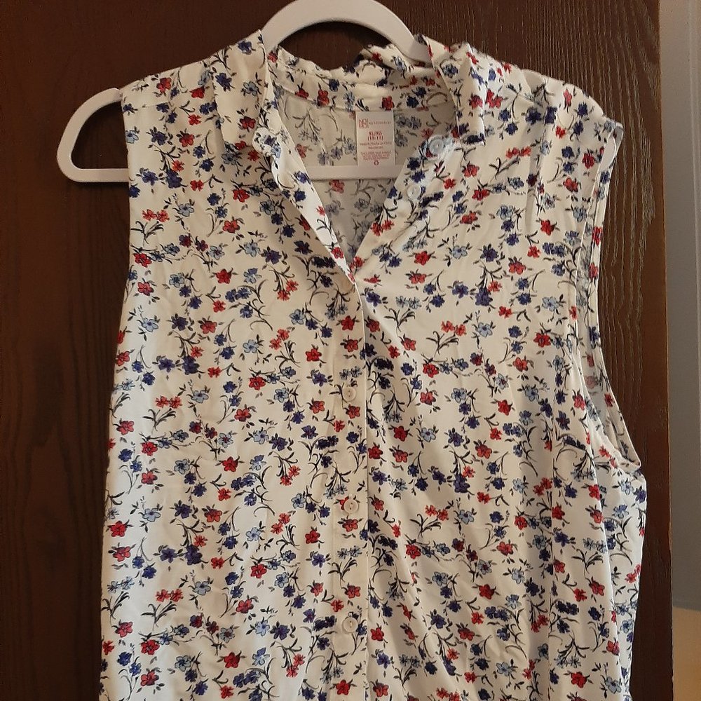 NB Women Sleeveless Floral Top XL